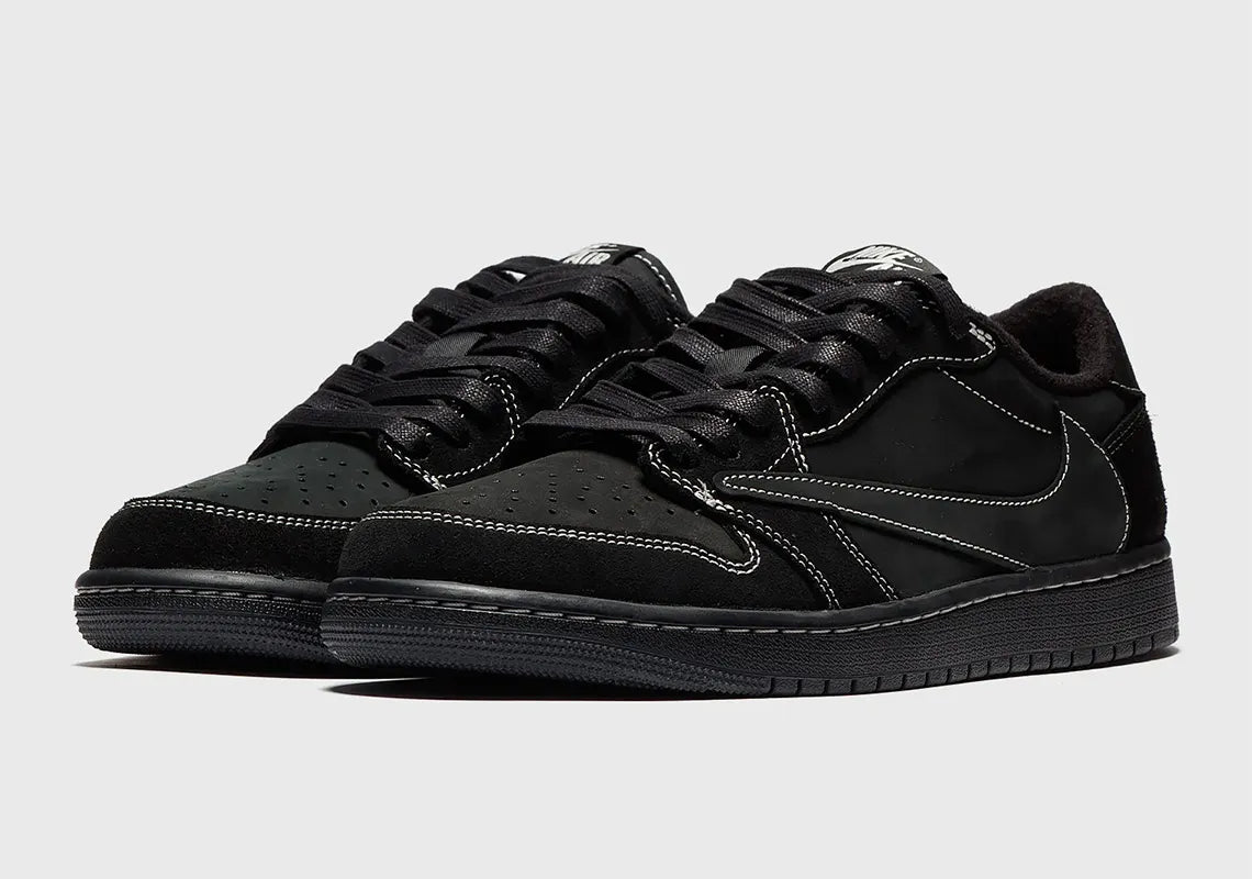 Nike Air Jordan 1 Low x Travis Scott "Black Phantom" Sneakers